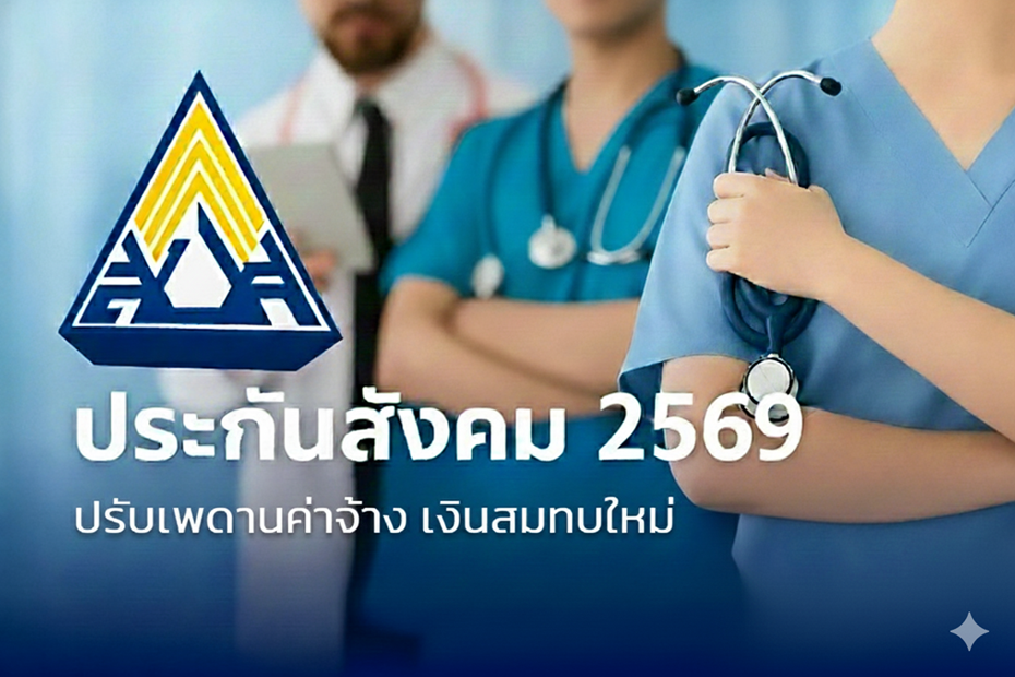 ประกันสังคมปรับเพิ่ม 2569